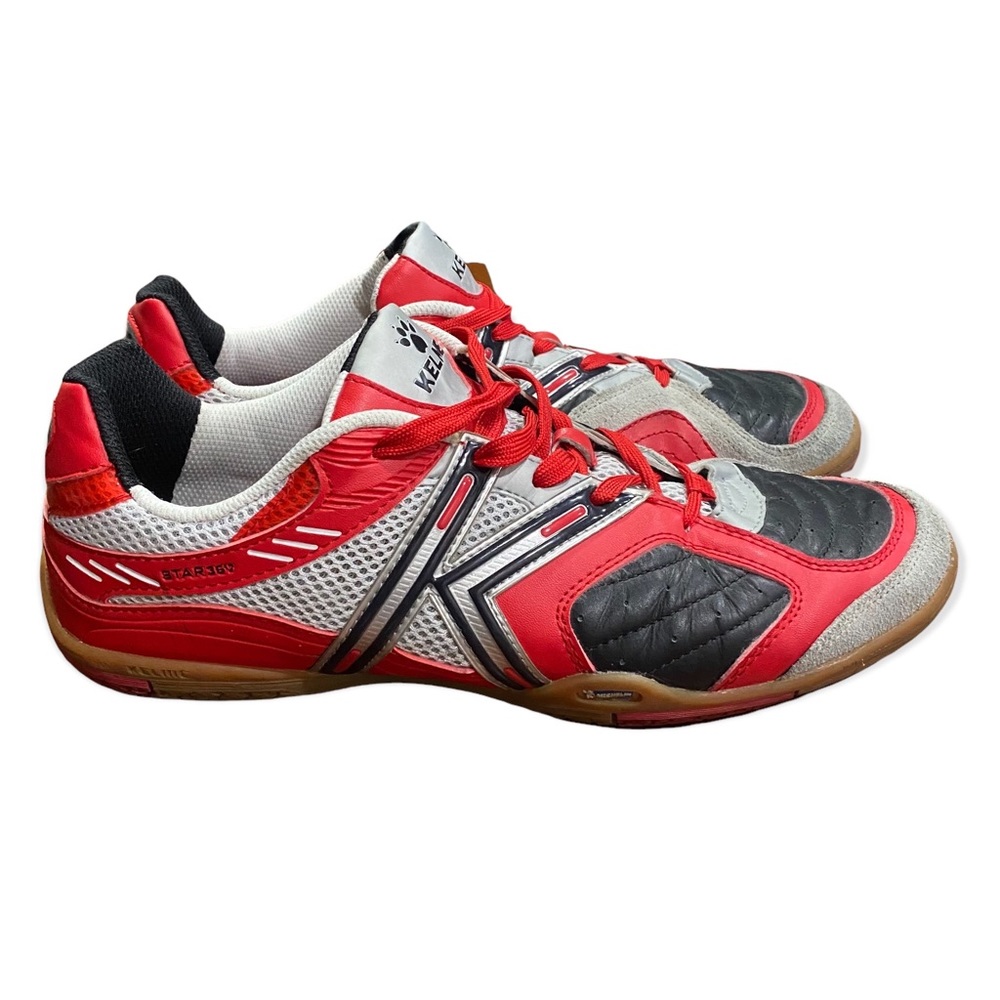 Kelme Star Men's Rate 360 Degree Michelin 55274 Indoor Soccer Shoes Size 10 Red